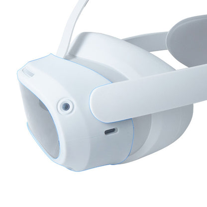 For Pico 4 VR Glasses Silicone Protective Cover(White) - VR Accessories by PMC Jewellery | Online Shopping South Africa | PMC Jewellery