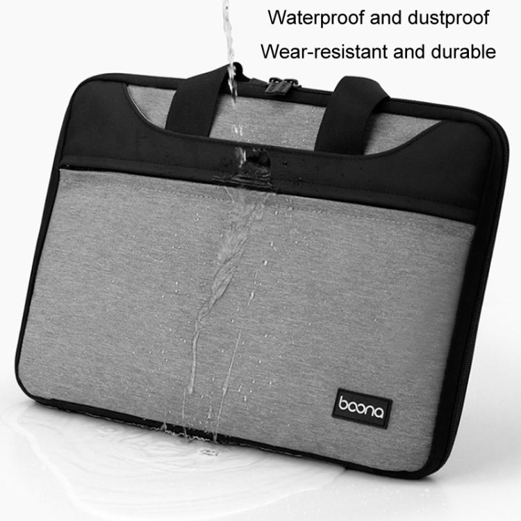 Baona BN-I003 Oxford Cloth Full Open Portable Waterproof Laptop Bag, Size: 16/17 inches(Black+Power Bag) - 15.6 - 17 inch by Baona | Online Shopping South Africa | PMC Jewellery | Buy Now Pay Later Mobicred