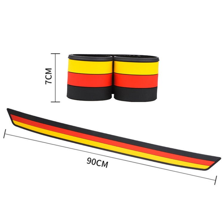 Car Trunk Anti-collision Strip Threshold Decoration Protection Sticker(British Gray) - Anti Collision Sticker by PMC TechLife | Online Shopping South Africa | PMC TechLife | Buy Now Pay Later Mobicred
