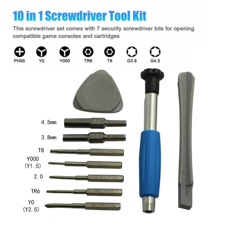 For Nintendo Switch PSP/GBA/DS/3DS 10 In 1 Repair Tool Kit Screwdriver Set - free shipping - PMC TechLife - Order now!