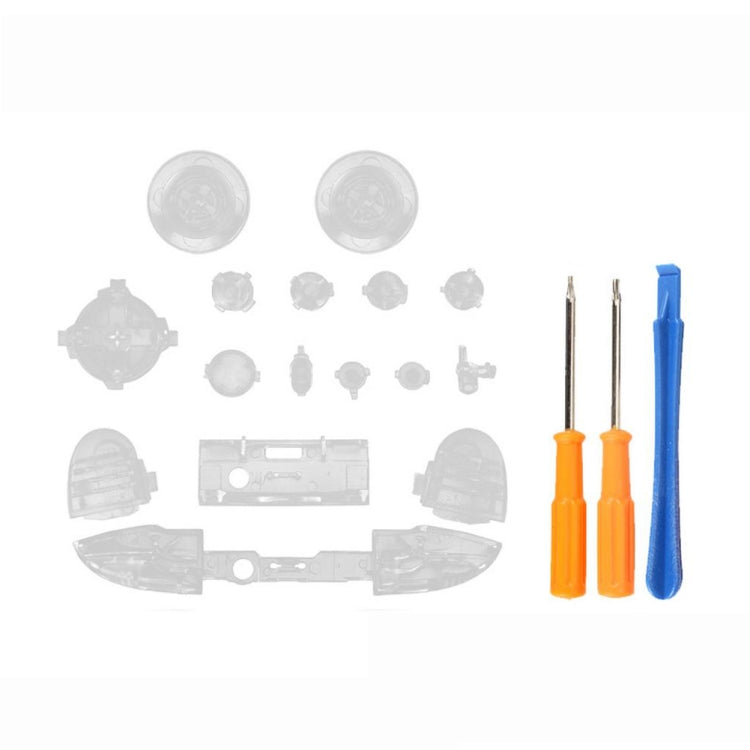 For Xbox Series X Controller Thumbstick LB RB Bumpers Trigger Buttons With Screwdriver Accessories(Transparent) - XBOX Spare Parts by PMC TechLife | Online Shopping South Africa | PMC TechLife