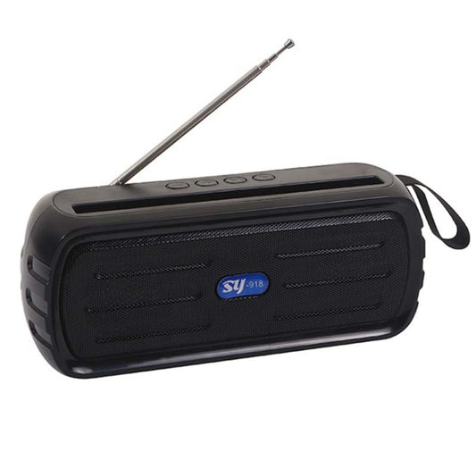 BAIJIALI SY-918 Solar Emergency Radio Read U Disk Large Volume Speaker LED Light Portable Player(Black) - Radio Player by BAIJIALI | Online Shopping South Africa | PMC Jewellery | Buy Now Pay Later Mobicred