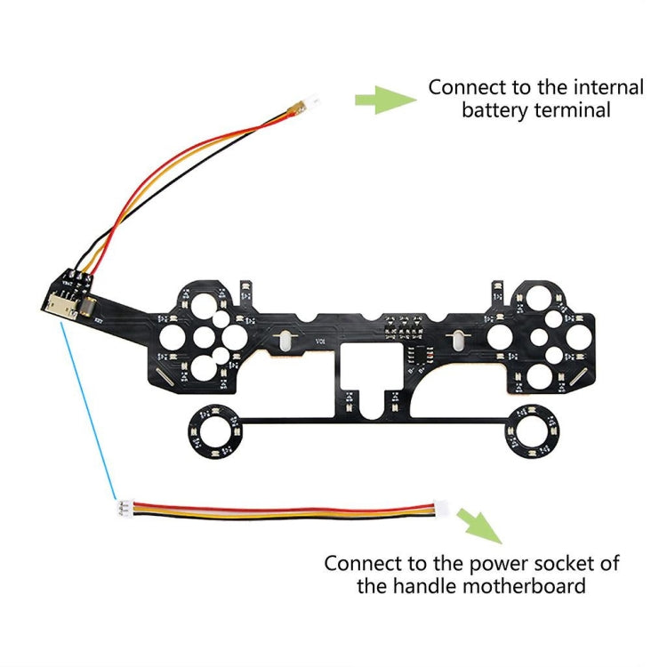 For PS5 Controller LED Light Button Kit DIY Light Panel Board Luminated D-Pad Set B - PS5 Spare Parts by PMC Jewellery | Online Shopping South Africa | PMC Jewellery