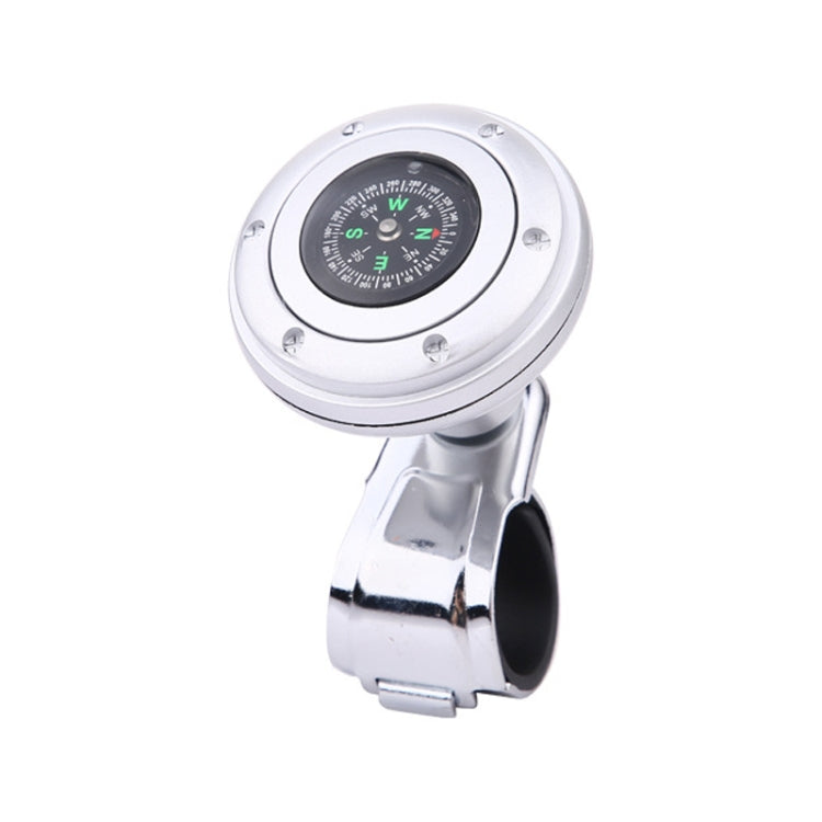 Car Steering Wheel Booster Ball Assist With Compass(A Model White) - Steering Wheel Accessories by PMC TechLife | Online Shopping South Africa | PMC TechLife | Buy Now Pay Later Mobicred