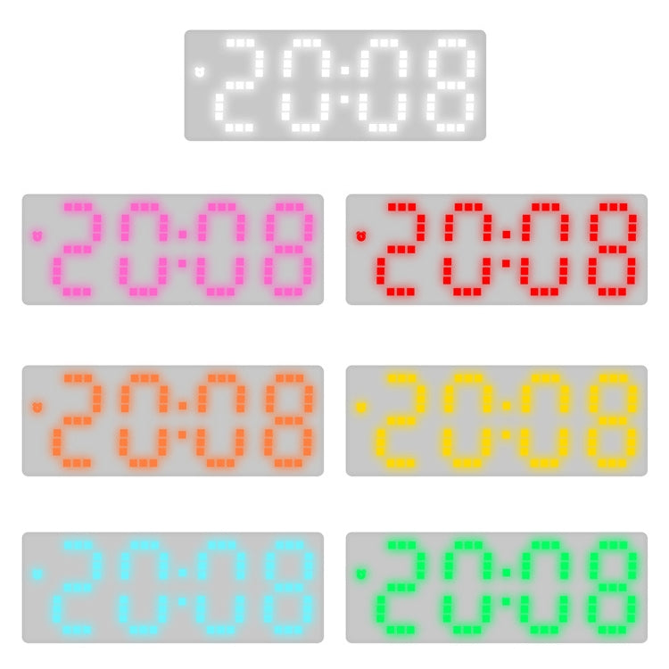 8017 LED Screen Voice Control Digital Alarm Clock Desktop Multifunctional Temperature Clock(Green) - Alarm Clocks by PMc TechLife | Online Shopping South Africa | PMc TechLife | Buy Now Pay Later Mobicred