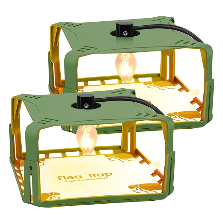 2pcs SK121 Square Fly Trap Flea Trap Pet Household Flea Light Catcher(UK Plug) - free shipping - PMC TechLife - Order now!