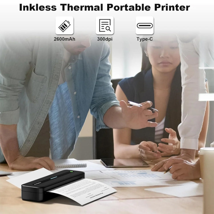 Phomemo M832 300dpi Wireless Thermal Portable Printer, Size: A4 Version(White) - free shipping - PMC TechLife - Order now!