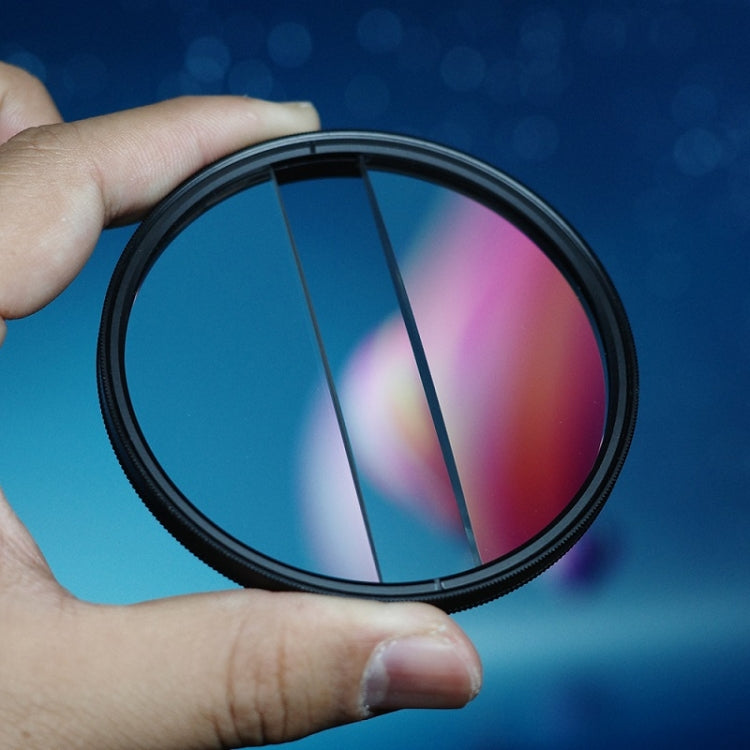 49mm Photography Foreground Blur Filter Double Half Moon SLR Accessories - Other Filter by PMC TechLife | Online Shopping South Africa | PMC TechLife | Buy Now Pay Later Mobicred