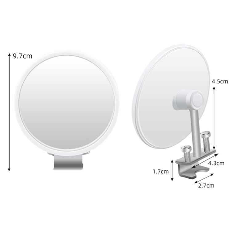 1pair Car Rearview Auxiliary Mirror Blind Spot Viewing Mirror(Silver) - Convex Mirror & Accessories by PMC Jewellery | Online Shopping South Africa | PMC Jewellery | Buy Now Pay Later Mobicred