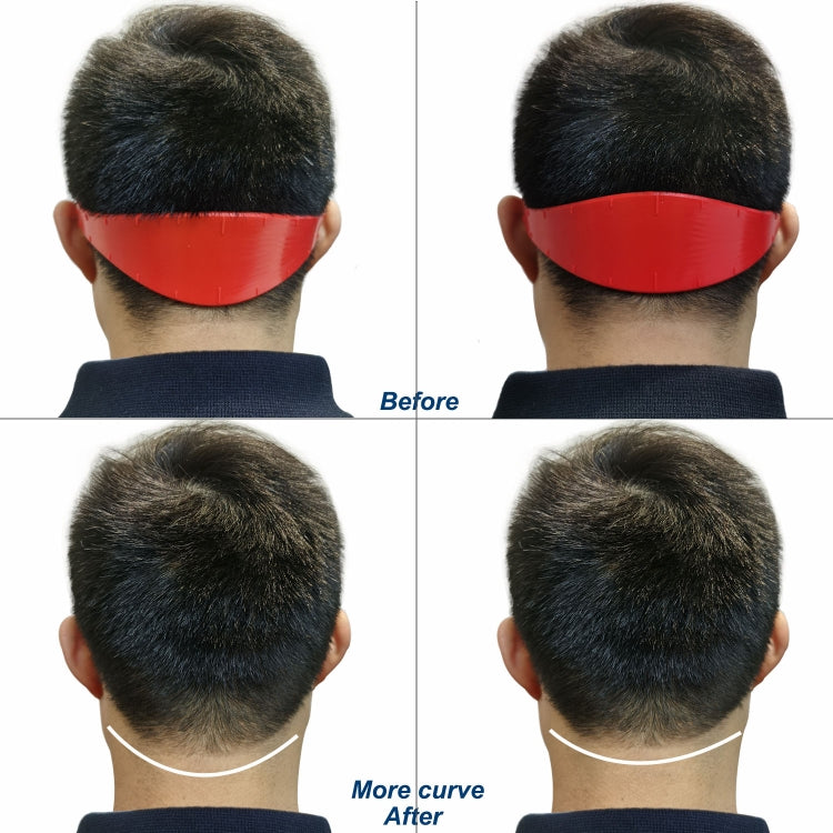 GO042 Adjustable Haircut Trimmer Ruler Neck Hair Trimmer Strap Shaving Styling Template(Red) - free shipping - PMC TechLife - Order now!