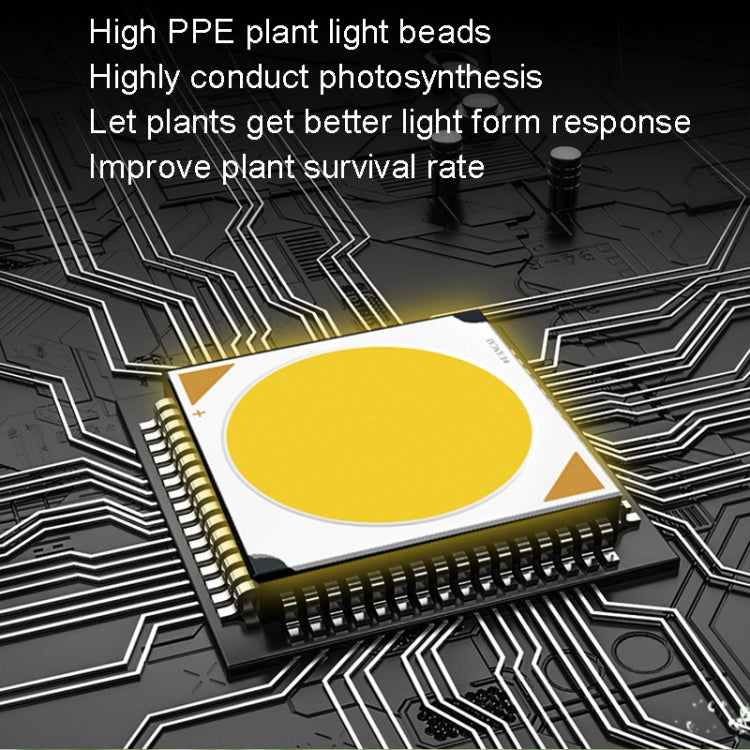 LED Plant Growth Light USB Remote Control Timing Fill Light Two Heads(Red Warm Light) - LED Grow Lights by PMC Jewellery | Online Shopping South Africa | PMC Jewellery