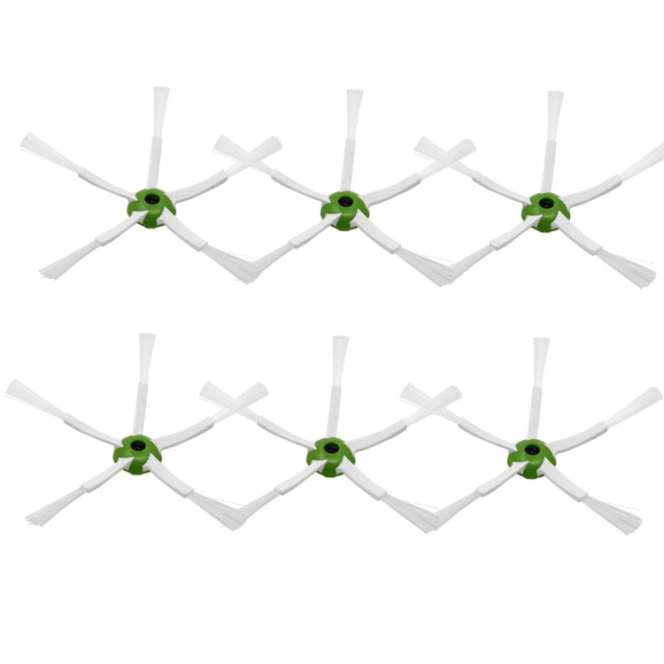For iRobot i7 i7+ E5 E6 i3 Vacuum Cleaner Accessories 6pcs Pentagonal Side Brush - For iRobot Accessories by PMc TechLife | Online Shopping South Africa | PMc TechLife | Buy Now Pay Later Mobicred