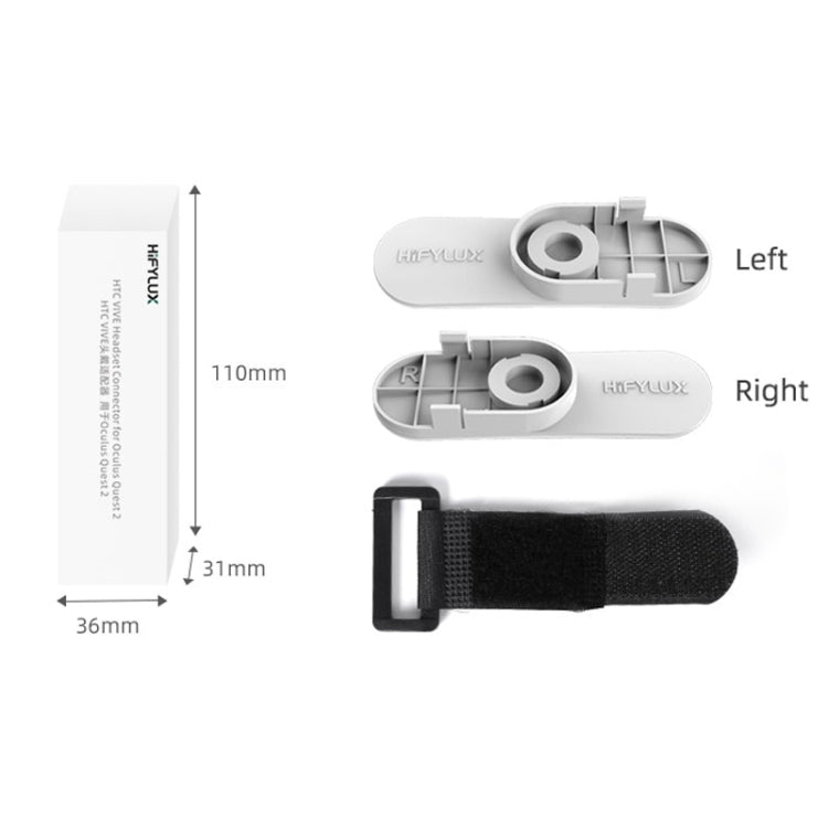 For Oculus Quest 2 Hifylux Headset Adapter HTC VIVE Listening Smart Headband Connector(As Show) - VR Accessories by Hifylux | Online Shopping South Africa | PMC TechLife | Buy Now Pay Later Mobicred