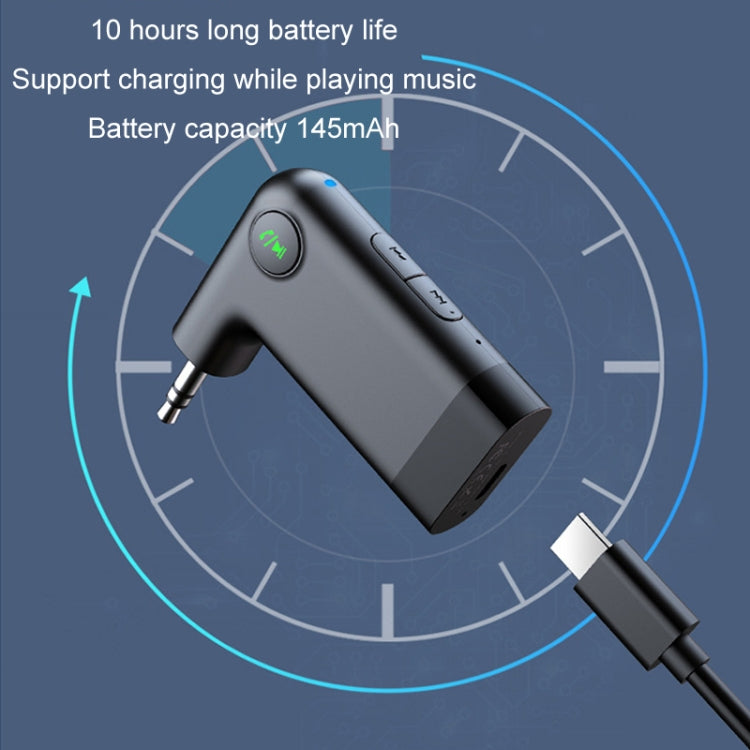 S-18 Car Mini AUX Audio Adapter Wireless Bluetooth 5.0 Receiver - Bluetooth Car Kits by PMC TechLife | Online Shopping South Africa | PMC TechLife | Buy Now Pay Later Mobicred