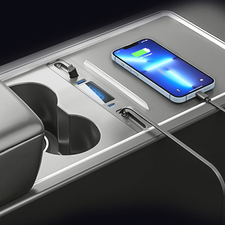 For Tesla Model 3 / Y 27W Quick Interior Charger Intelligent USB-C/Type-C Docking Station HUB - DIY Modified Charger by PMC TechLife | Online Shopping South Africa | PMC TechLife | Buy Now Pay Later Mobicred