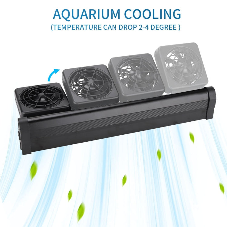 Fish Tank Cooling Fan Cooling Silent Aquarium Fan, Specification: 4 Head US Plug - Fish Tanks & Accessories by PMC TechLife | Online Shopping South Africa | PMC TechLife | Buy Now Pay Later Mobicred