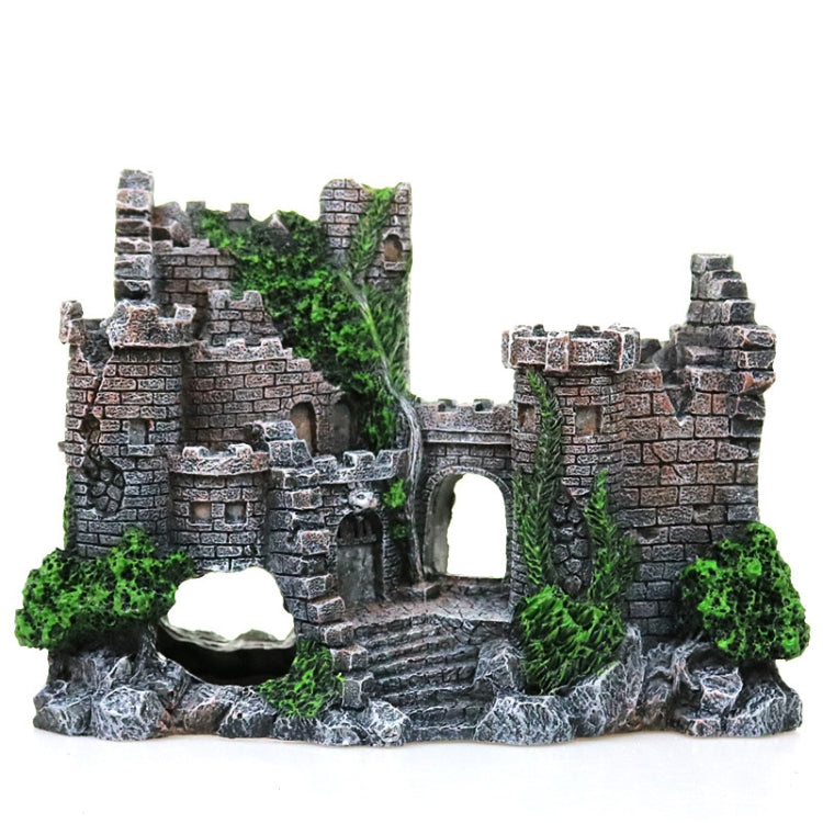 Fish Tank Ancient Castle Resin Decoration Aquarium Cavern Building Decoration - free shipping - PMC TechLife - Order now!