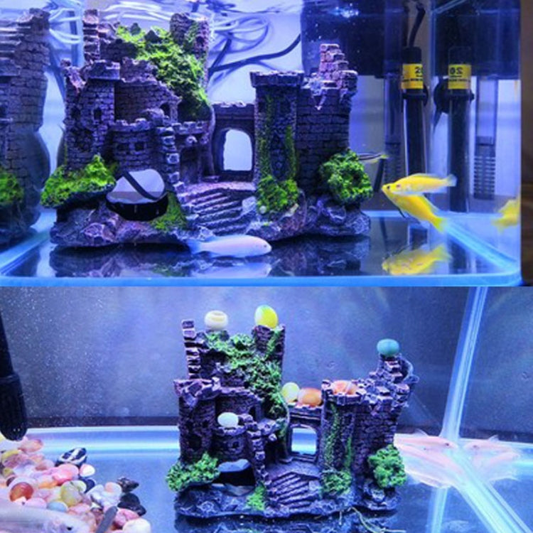 Fish Tank Ancient Castle Resin Decoration Aquarium Cavern Building Decoration - Fish Tank Decoration by PMC Jewellery | Online Shopping South Africa | PMC Jewellery