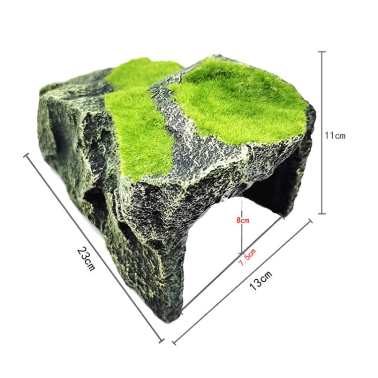 FGT48 Flocked Caple Box Turtle Hiding Nest Moss Cave Turtle Cave Sunbed - Reptile Supplies by PMC TechLife | Online Shopping South Africa | PMC TechLife | Buy Now Pay Later Mobicred