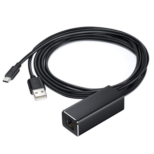 RJ45 Micro USB to 100M Ethernet Adapter Steady Watch Video - Adapter by PMC Jewellery | Online Shopping South Africa | PMC Jewellery | Buy Now Pay Later Mobicred