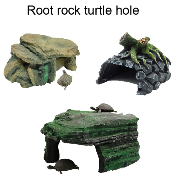 GT149 Resin Turtle Sunbed Climbing Table Stump Hideaway House Sunback Table - Reptile Supplies by PMC Jewellery | Online Shopping South Africa | PMC Jewellery