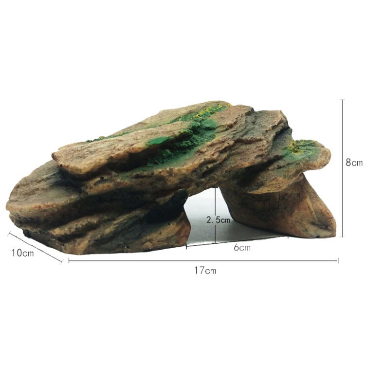 GT013M Resin Turtle Sunbed Climbing Table Stump Hideaway House Sunback Table - Reptile Supplies by PMC Jewellery | Online Shopping South Africa | PMC Jewellery
