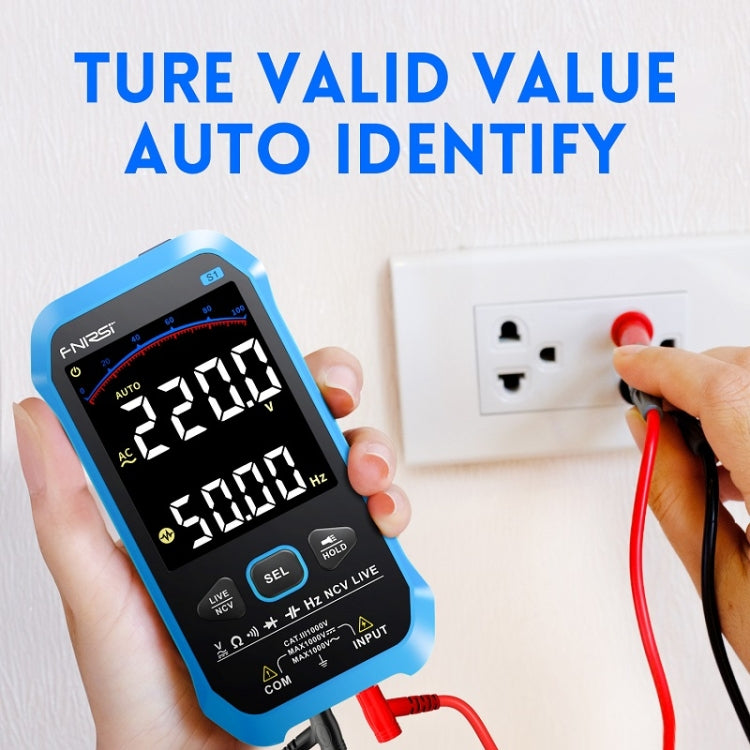 FNIRSI S1 Digital High Precision Fully Automatic Digital Multimeter(Blue) - free shipping - PMC TechLife - Order now!