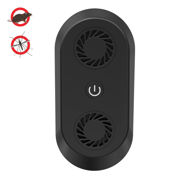 Ultrasonic Mosquito Repellent Multifunctional Electronic Insect Repellent EU Plug(Black) - Repellents by PMC Jewellery | Online Shopping South Africa | PMC Jewellery | Buy Now Pay Later Mobicred