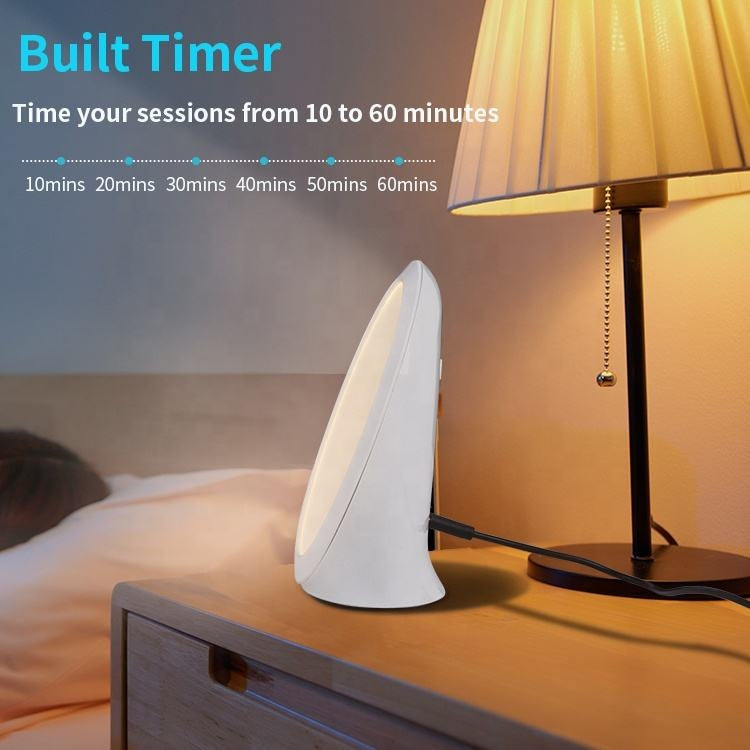 JSK-SL02 LED SAD Touch Timing Stepless Dimming Therapy Mood Desk Lamp Simulate Natural Light EU Plug - free shipping - PMC TechLife - Order now!