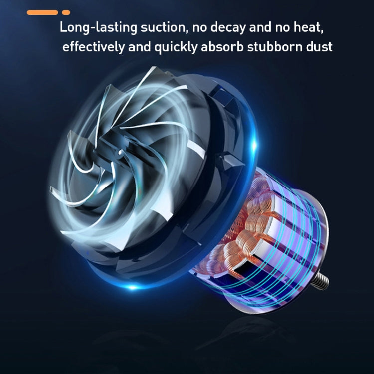 Small Wireless Charging Car Vacuum Cleaner Handheld High Power Vacuum Cleaner, Sort by color: 117CG-Blue - free shipping - PMC TechLife - Order now!