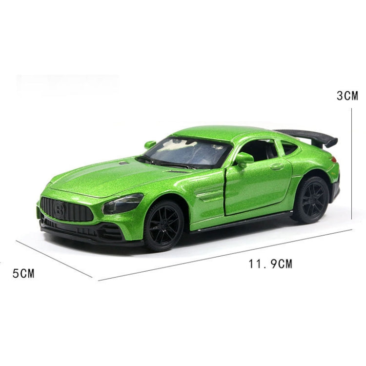 1:36 Three-door Open Alloy Sports Car Model Pull Back Car Boy Toy(Gem Black) - Model Toys by PMC Jewellery | Online Shopping South Africa | PMC Jewellery