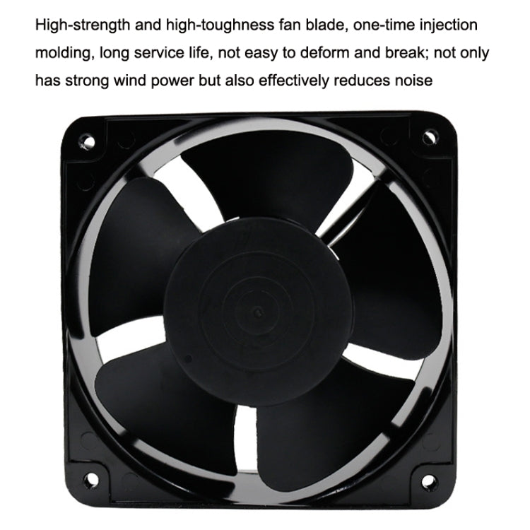 FP20060 380V 20cm Chassis Cabinet Metal Case Low Noise Cooling Fan - Fan Cooling by PMC Jewellery | Online Shopping South Africa | PMC Jewellery | Buy Now Pay Later Mobicred