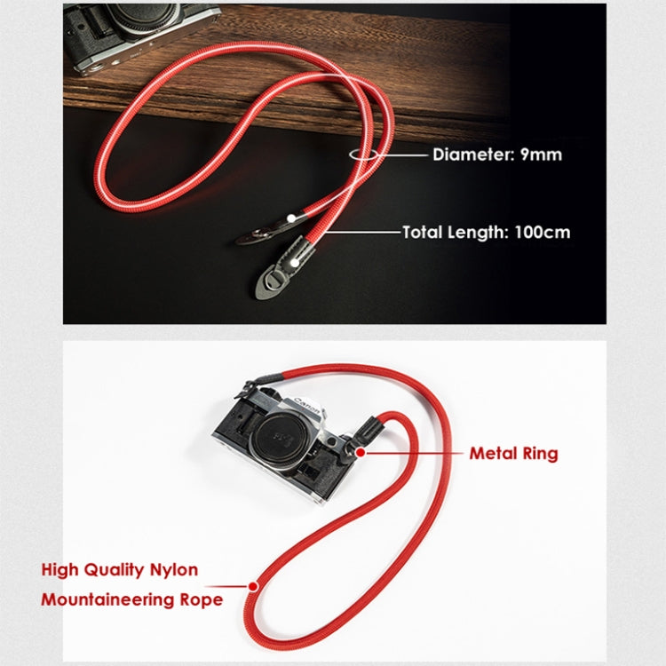 Climbing Rope Camera Strap SLR Camera Retro Wearable Shoulder Strap(Light Brown) - Camera Strap by PMC TechLife | Online Shopping South Africa | PMC TechLife