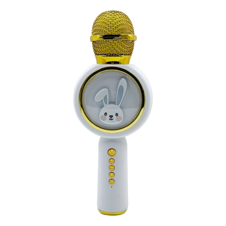X6 Children Portable Bluetooth Light Microphone Audio All-in-One Machine(Milky White) - Microphone by PMC TechLife | Online Shopping South Africa | PMC TechLife | Buy Now Pay Later Mobicred