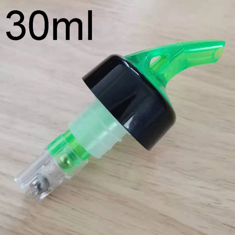 Quantitative Wine Pourer Red Wine Cork Wine Stopper 30ml Green - Bottle Stopper by PMC TechLife | Online Shopping South Africa | PMC TechLife | Buy Now Pay Later Mobicred