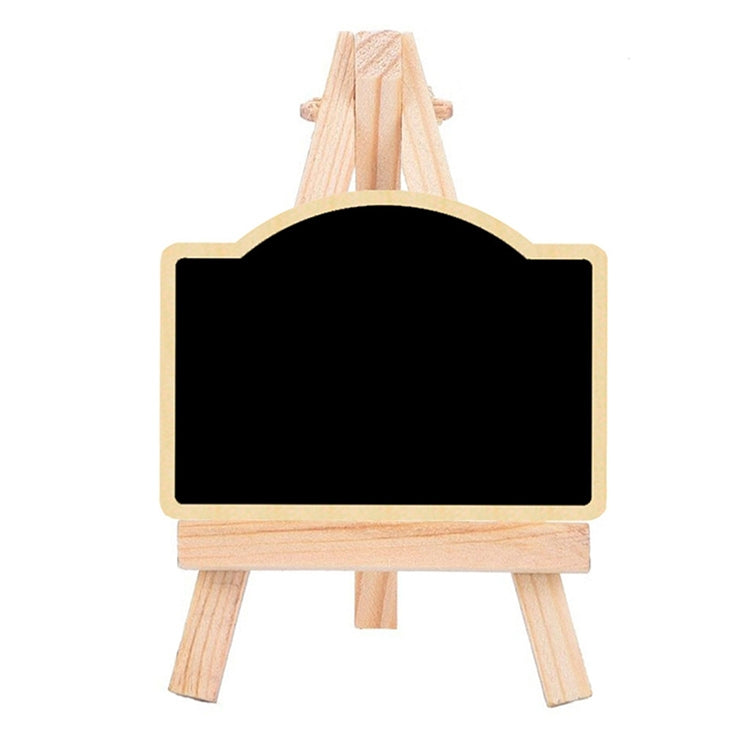 Small Party Shop Message Blackboard Ornaments Pine Tripod Decorative Message Board(Arched) - Message Boards by PMC TechLife | Online Shopping South Africa | PMC TechLife | Buy Now Pay Later Mobicred