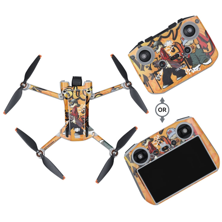 For DJI Mini 3 Pro Remote Control Body Sticker ,Spec: RC-N1 Without Screen(Boy) - Stickers by RCSTQ | Online Shopping South Africa | PMC Jewellery | Buy Now Pay Later Mobicred