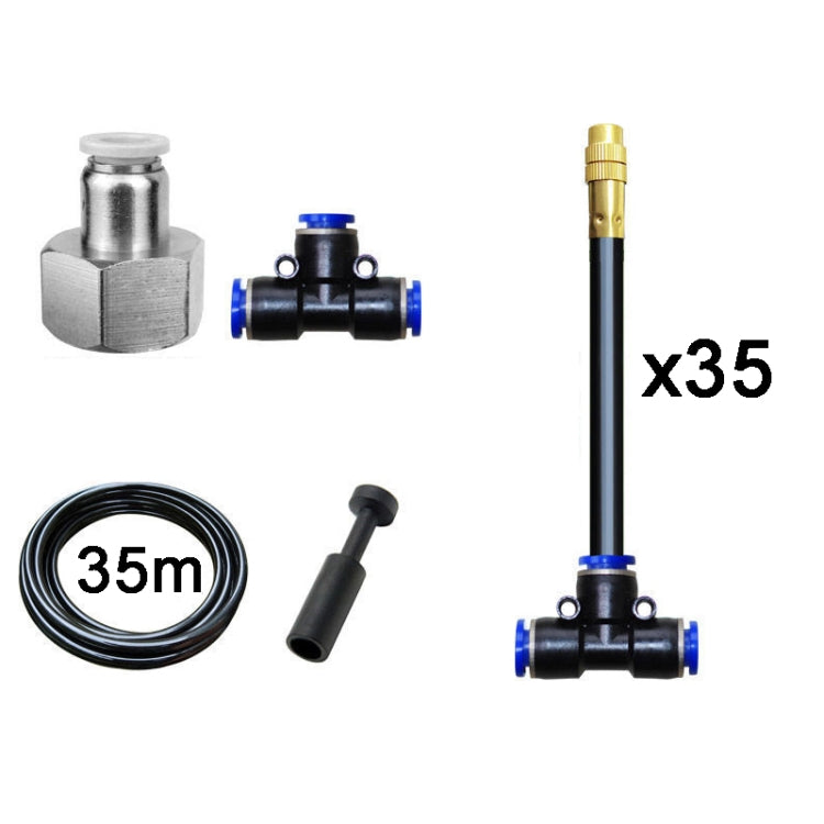 35m Kit Brass Misting Nozzles Bend Arbitrarily Atomized Sprayer Garden Irrigation - Watering & Irrigation by PMc TechLife | Online Shopping South Africa | PMc TechLife | Buy Now Pay Later Mobicred