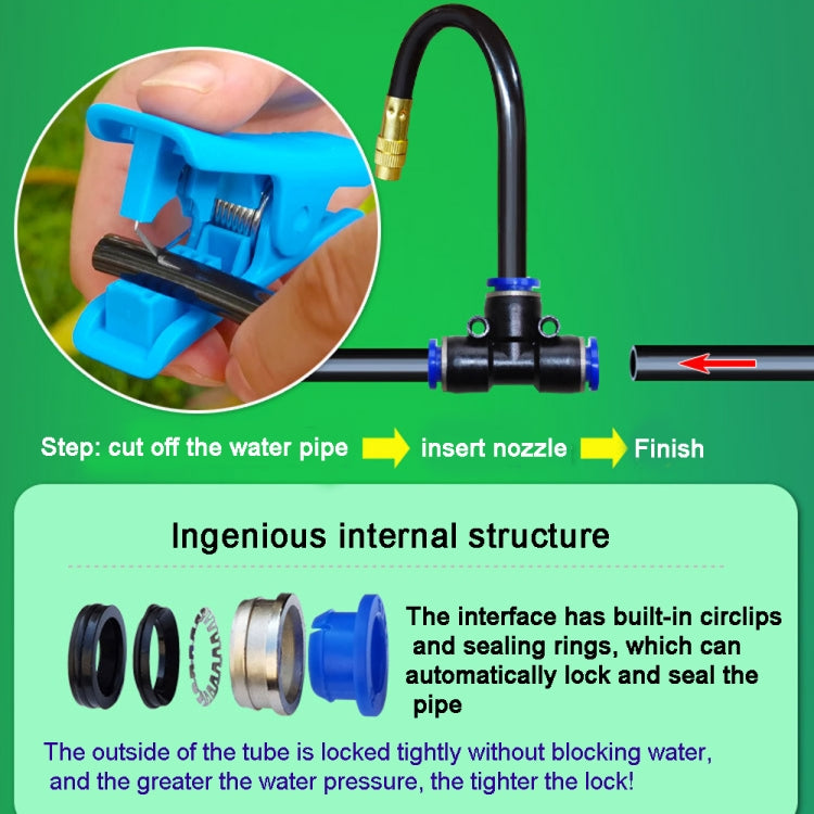 35m Kit Brass Misting Nozzles Bend Arbitrarily Atomized Sprayer Garden Irrigation - Watering & Irrigation by PMc TechLife | Online Shopping South Africa | PMc TechLife | Buy Now Pay Later Mobicred