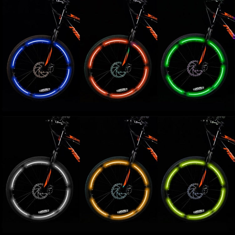 10pcs Reflective Stickers For Bicycle Rims Riding Equipment Accessories(Green) - Decorative Accessories by PMC TechLife | Online Shopping South Africa | PMC TechLife | Buy Now Pay Later Mobicred