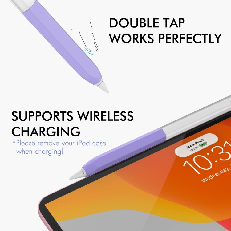 For Apple Pencil 2 AhaStyle PT-LC05 Jelly Style Translucent Silicone Protective Pen Case(Blue) - free shipping - PMC TechLife - Order now!