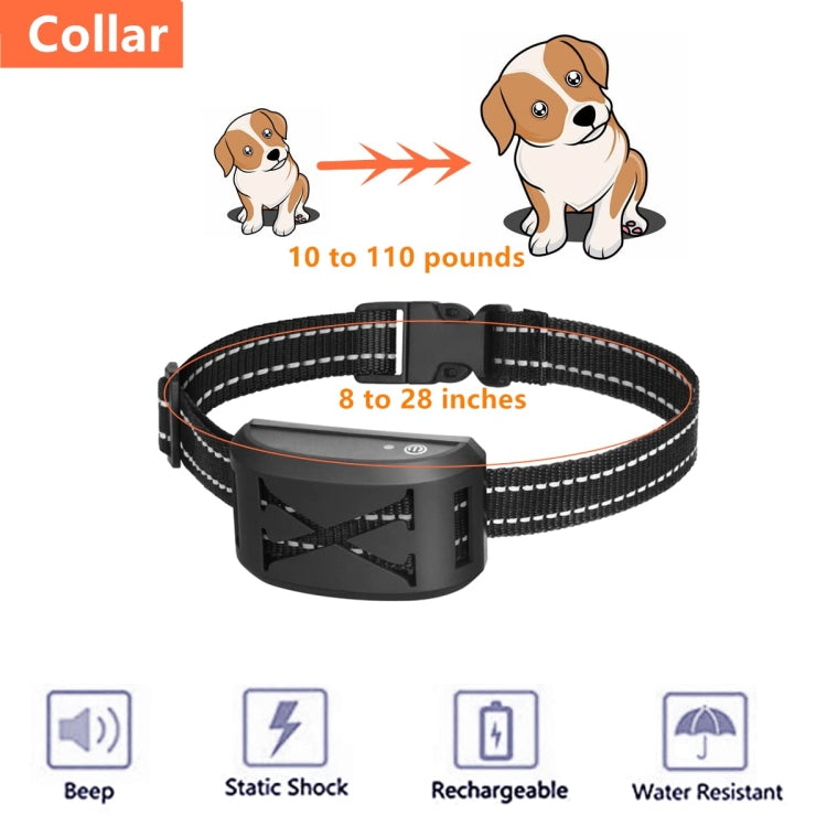 2-In-1 Electric Dog Fence & Remote Training Collar Adjustable Vibration & Shock For 2 Dogs(Black) - Training Aids by PMC Jewellery | Online Shopping South Africa | PMC Jewellery | Buy Now Pay Later Mobicred