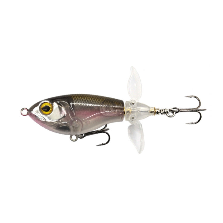 DF065 9g Double Paddle Tractor Surface Tether Roadrunner Fake Lure Long-distance Casting Lure(Transparent Brown) - Fishing Lures by PMC TechLife | Online Shopping South Africa | PMC TechLife | Buy Now Pay Later Mobicred