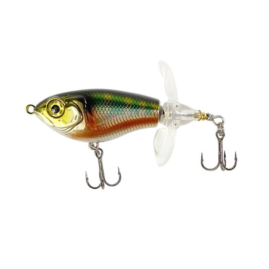 DF065 9g Double Paddle Tractor Surface Tether Roadrunner Fake Lure Long-distance Casting Lure(Champagne) - Fishing Lures by PMC Jewellery | Online Shopping South Africa | PMC Jewellery | Buy Now Pay Later Mobicred