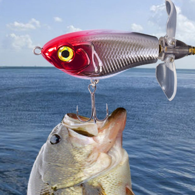 DF065 9g Double Paddle Tractor Surface Tether Roadrunner Fake Lure Long-distance Casting Lure(Transparent Brown) - Fishing Lures by PMC TechLife | Online Shopping South Africa | PMC TechLife | Buy Now Pay Later Mobicred