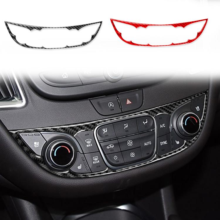 For Chevrolet Malibu 2016-2024 A Model Left-hand Drive Central Control Button Panel Sticker(Red) - Car Interior Mouldings by PMc TechLife | Online Shopping South Africa | PMc TechLife | Buy Now Pay Later Mobicred