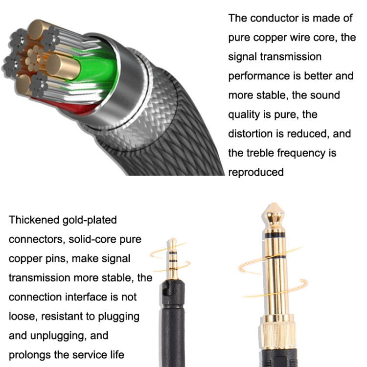 ZS0185 For Sennheiser HD598 / HD558 / HD518 / HD595 Earphone Spring Cable, Cable Length: 1.4m-3m - Headset Accessories by PMC Jewellery | Online Shopping South Africa | PMC Jewellery