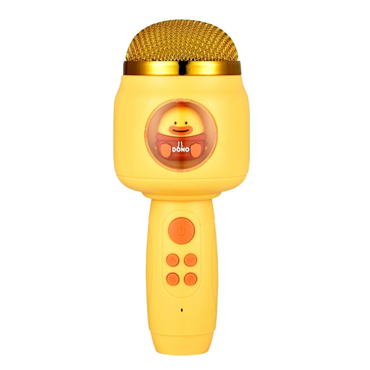 Children Wireless Microphone Bluetooth Phone Singing Microphone(Yellow) - Microphone by PMC Jewellery | Online Shopping South Africa | PMC Jewellery | Buy Now Pay Later Mobicred