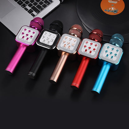 WS-1818 LED Light Flashing Microphone Self-contained Audio Bluetooth Wireless Microphone(Blue) - Microphone by PMC Jewellery | Online Shopping South Africa | PMC Jewellery | Buy Now Pay Later Mobicred