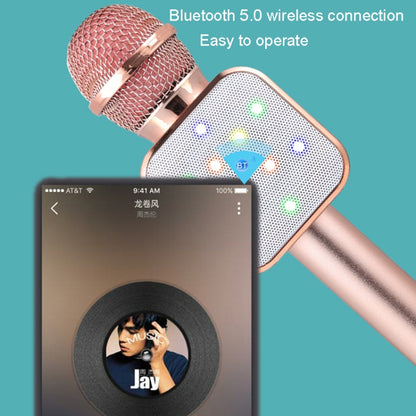 WS-1818 LED Light Flashing Microphone Self-contained Audio Bluetooth Wireless Microphone(Black) - Microphone by PMC Jewellery | Online Shopping South Africa | PMC Jewellery | Buy Now Pay Later Mobicred